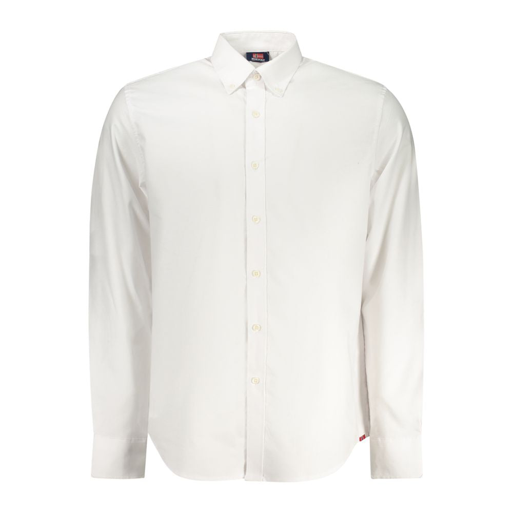 Norway 1963 Bianco Cotton Mens Shirt
